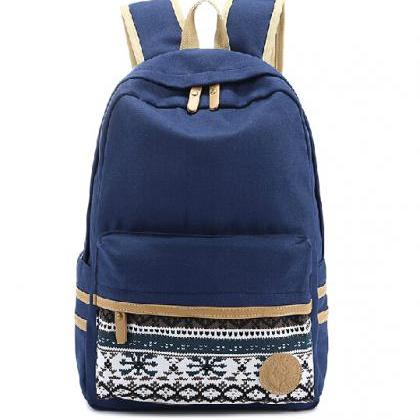 Fashion Backpack For Girls Fashion Canvas..