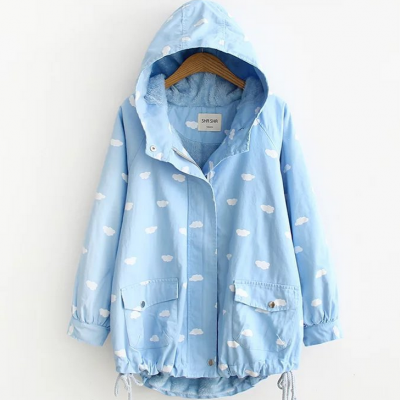 Clouds Hooded Jacket YL-149
