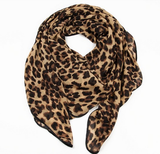 infinity leopard scarf