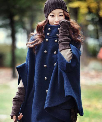 cape coat navy