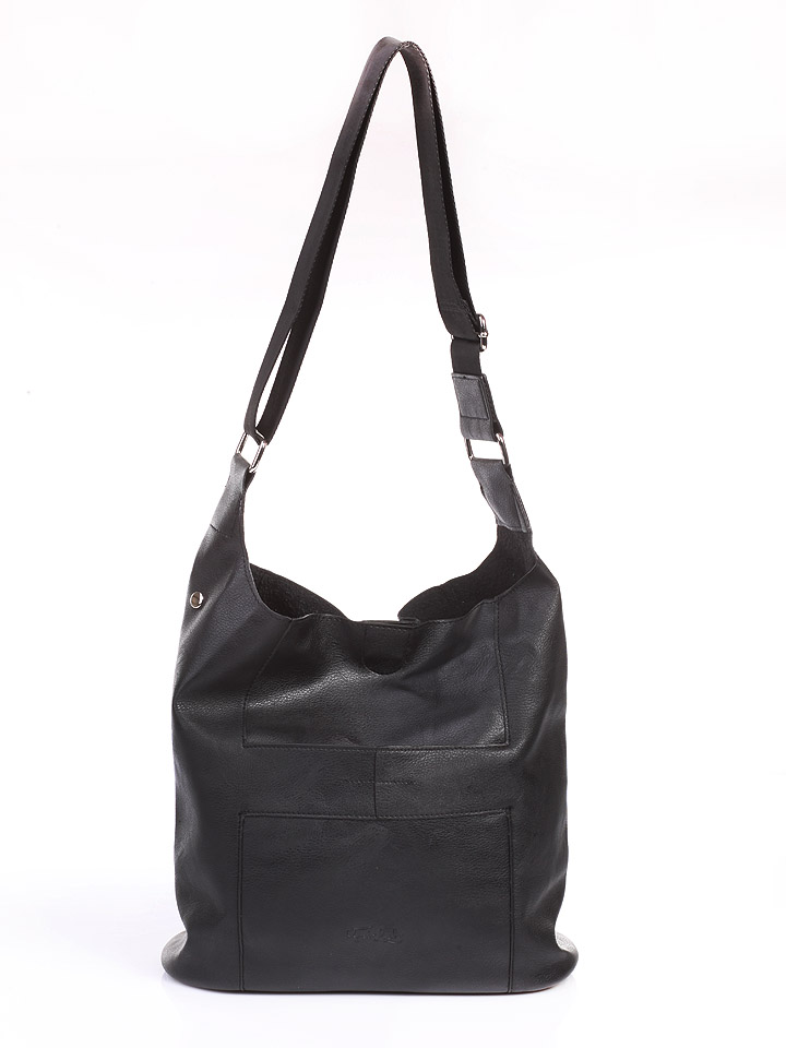 Black Leather Messenger Tote Bag Shoulder Bag Black Leather Handbag