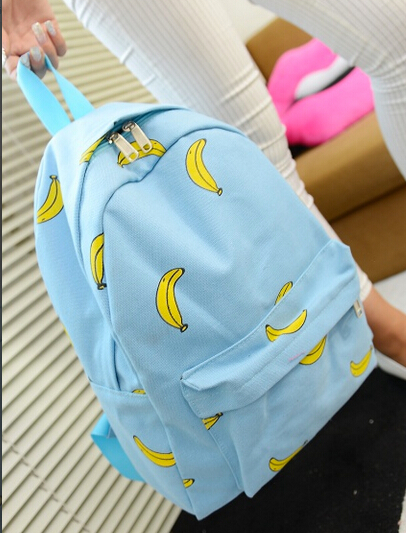 blue banana backpack