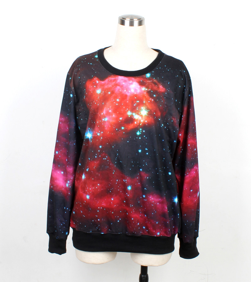 Galaxy Sweater Jumper Cosmic Light Sweatshirt T-shirt Long Sleeve Black Women Shirt Tshirt Unisex--1003 V8w2l9z7hgn62ggis7z7z 5kxlbals089