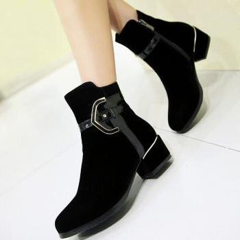 Patent Leather Boots Matte..