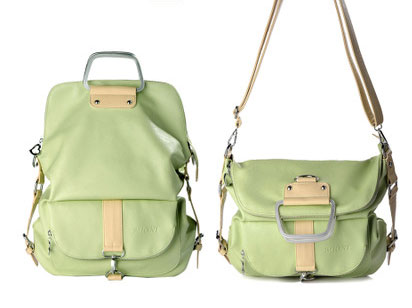 Fashion Green Multifunction Backpack &Handbag on Luulla
